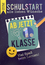 Schulanfangs-Grußkarte "Schulstart"