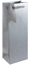 Flaschentüte "Sternenregen", silber