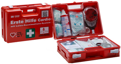 Mallette de premiers secours SAN CARDIO, DIN 13157