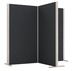 Akustik-Trennwand Wood Series, Cube - grau