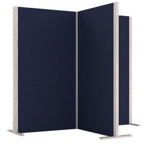 Akustik-Trennwand Wood Series, Cube - blau