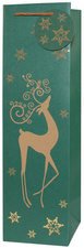 Weihnachts-Flaschentüte "Hirsch"