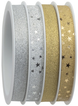 Bolduc sur bobine multiple, or/argent