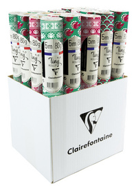 Weihnachts-Geschenkpapier "Tiny Rolls", im Display