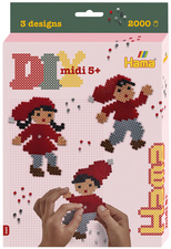  Perles à repasser midi "Lutins de Noël", coffret cadeau