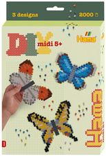 Perles à repasser midi "Papillons", coffret cadeau