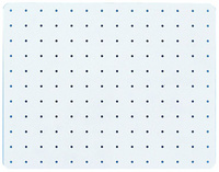 Plaque perforée Maxi Stick "Rectangle"