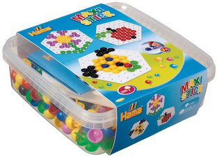 Maxi Stick Boîte de perles à piquer, 300 perles