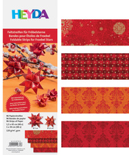 Bande de papier à plier, cristal rouge