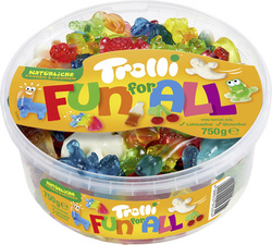 Bonbon gélifié aux fruits FUN FOR ALL, boîte ronde de 750 g