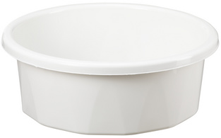 Bassine "DIAMANT", blanc