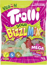 Bonbon gélifié aux fruits BRIZZL MIX, sachet de 150 g