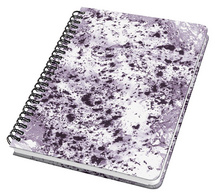 Carnet à spirale Jolie Inspire "Violet Marble"