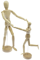 Visuel de référence : mannequin articulé