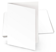  Blanko-Doppelkarte, blanko, A6