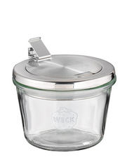 Bocal Weck avec couvercle en inox, 370 ml