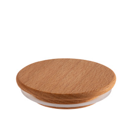 Couvercle pour bocal Weck, bois