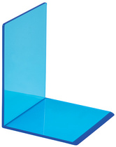 Serre-livres FLUO, bleu translucide