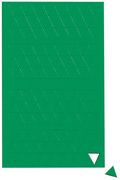 Symbole magnétique triangle, vert