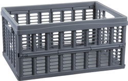 Caisse de rangement pliante, gris