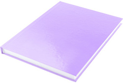 Cahier, violet pastel