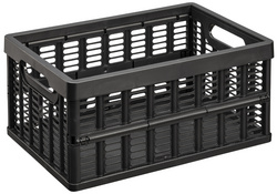 Caisse de rangement pliante, noir