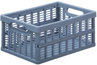 Caisse de rangement pliante, bleu