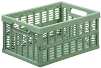 Caisse de rangement pliante, vert