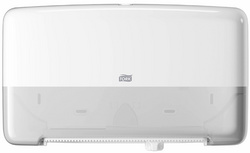 Distributeur de papier toilette double rouleau ELEVATION, blanc