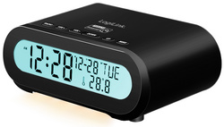 Digitaler Radio-Wecker, schwarz