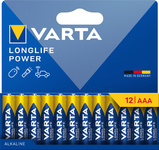 Pile alcaline Longlife Power, Micro (AAA), pack de 12