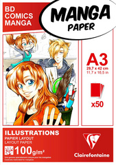 Skizzenblock MANGA ILLUSTRATIONS