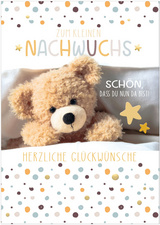 Geburtskarte "Teddy"