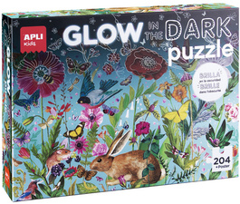 Puzzle "GLOW IN THE DARK Flower", 204 Teile