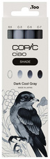Marker ciao 3+1 Set SHADE "Dark Cool Gray"