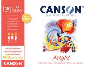 Symbolbild: Zeichenpapierblock "Acrylic" - an der kurzen Seite geleimt