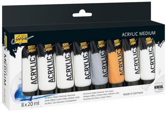 SOLO GOYA Acrylic Medium, 8er Set