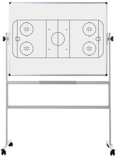 Tableau blanc mobile, terrain de hockey sur glace