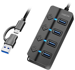 USB 3.2 Gen1 Hub, 4 Port