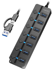 USB 3.2 Gen1 Hub, 7 Port