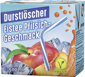 Erfrischungsgetränk Eistee mit Pfirsich-Geschmack, 500 ml Trinkpack