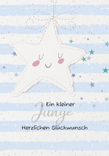 Geburtskarte "Ein kleiner Junge"