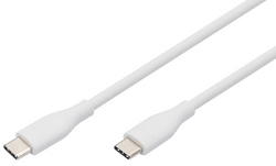 USB 2.0 Silikon-Anschlusskabel, weiß