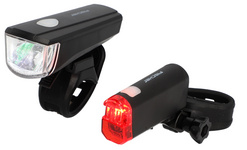 Fahrrad LED-Batterie-Beleuchtungs-Set 20 Lux Small-Box