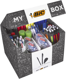 Schreibset MY BIC BOX, 124-teilig