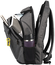 Symbolbild: Notebook-Rucksack College, Seitenansicht