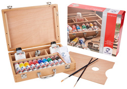 Van Gogh Holzkoffer-Set Acrylfarbe Basic