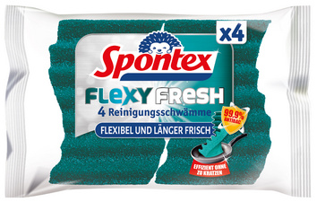 Éponge Flexy Fresh, pack de 4