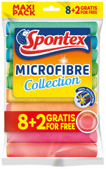 Chiffon microfibre multi-usage Collection, 8+2 GRATUIT