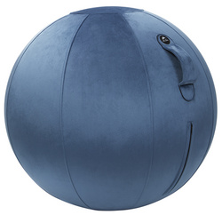 Sitzball "MHBALL" - Veloursstoff, nachtblau